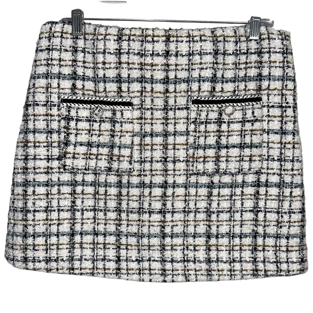 House of Harlow 1960 Tweed Posh Mini Skirt Size Medium